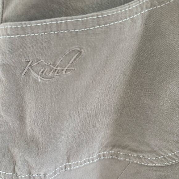 Kuhl Women's Olive Green Skirt Gorpcore Outdoor Active Size 12 - Picture 5 of 8